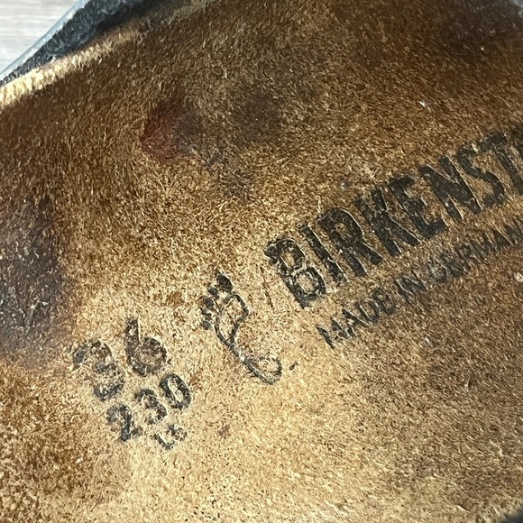 Birkenstock Mayari Slides Toe-Loop Sandals Black Birko-Flor Womens 6-6.5 EU 36 - Picture 7 of 7